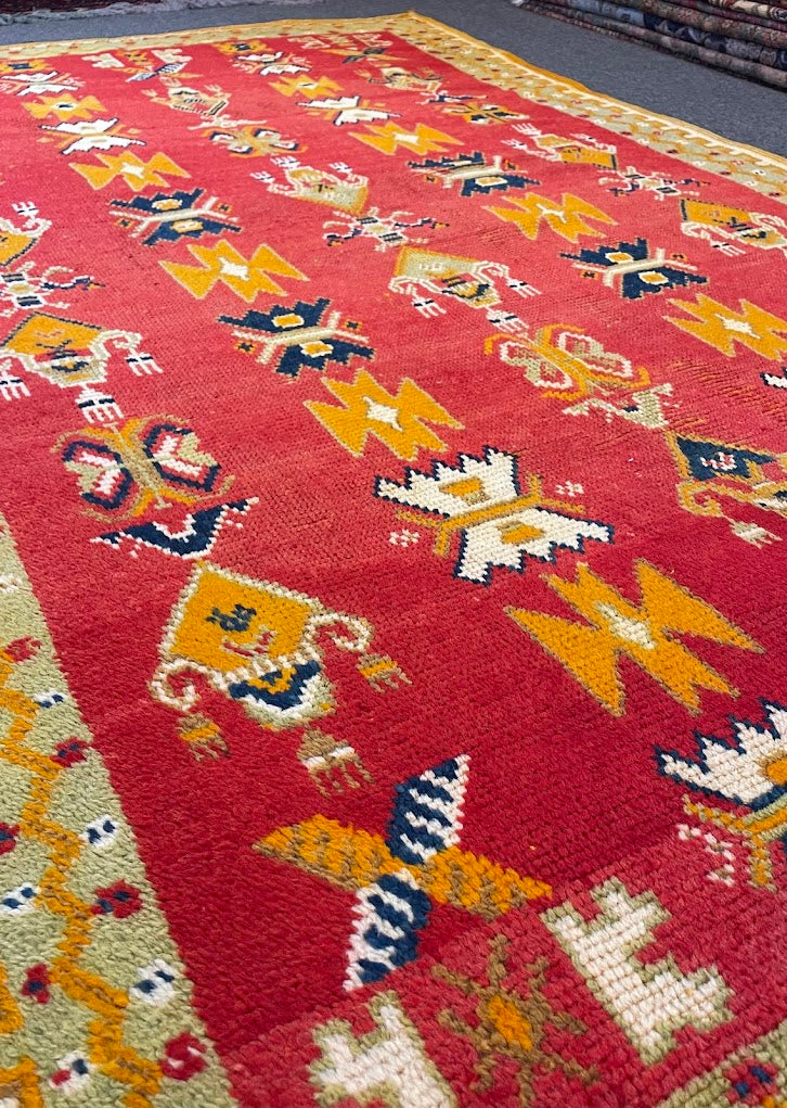 Antique Moroccan Pendant 4'8 x 7'10