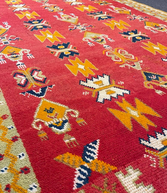 Antique Moroccan Pendant 4'8 x 7'10