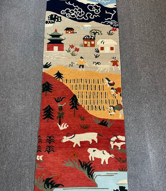 Tibetan Village 2'1 x 6'0