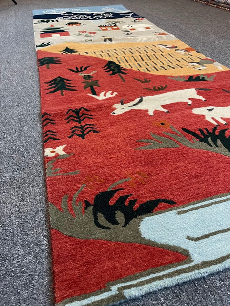 Tibetan Village 2'1 x 6'0