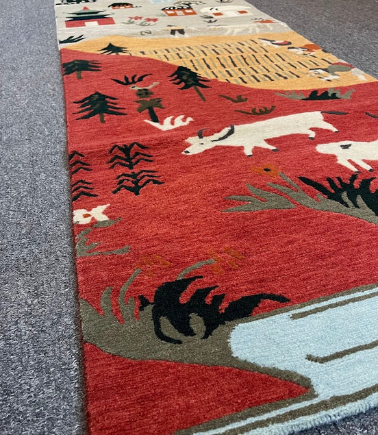 Tibetan Village 2'1 x 6'0