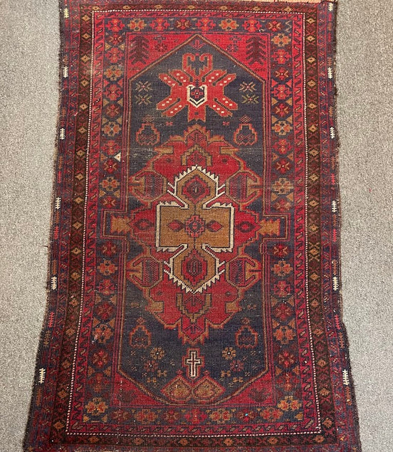 Antique Armenian Prayer Rug 2'10 x 4'9