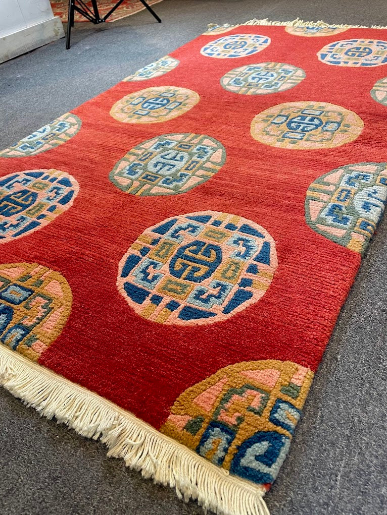 Tibetan Coin 3'1 x 5'6