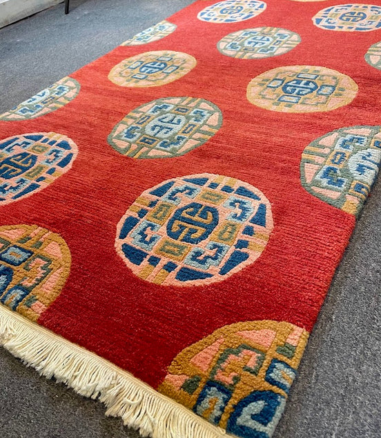 Tibetan Coin 3'1 x 5'6