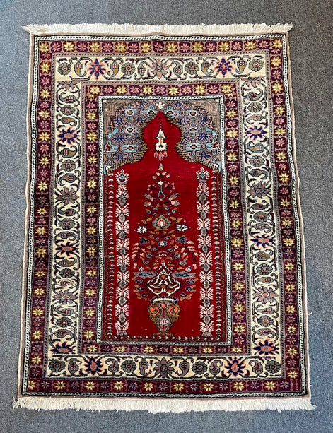 Kayseri Bunyen Prayer Rug 3'2 x 4'2
