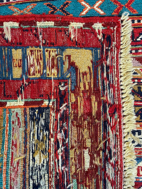 Iranian Shasavan Sumak 2'8 x 9'7