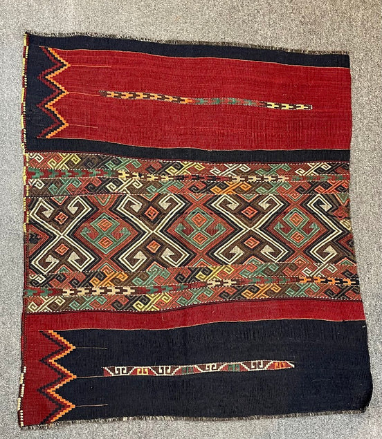 Turkish Sumak/Kilim Combo 3'3 x 3'8