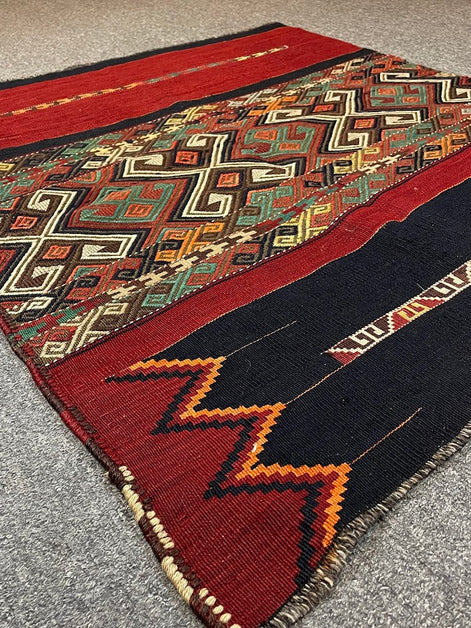 Turkish Sumak/Kilim Combo 3'3 x 3'8