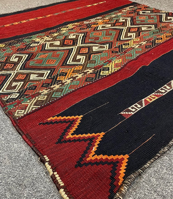 Turkish Sumak/Kilim Combo 3'3 x 3'8