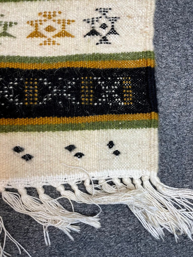 Striped Geometric Turkish Cicim 2'3 x 4'8