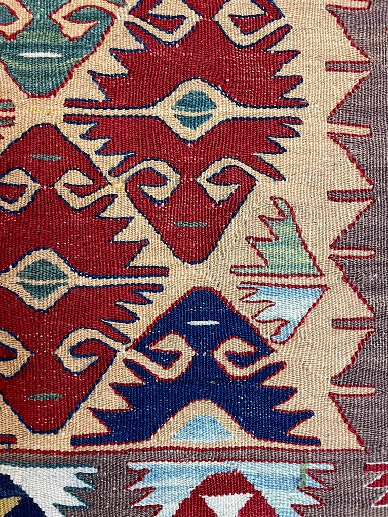 Turkish Nuzumlu Kilim 3'3 x 4'6