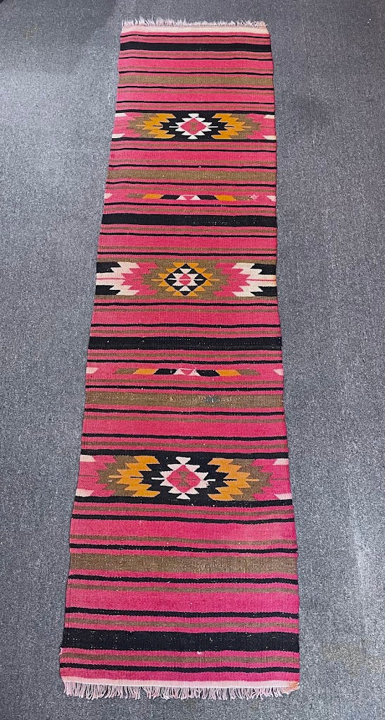 Syrian Kilim 2'4 x 9'3