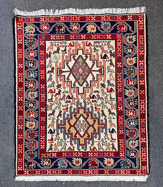 Iranian Animal Sumak 2'8 x 3'2