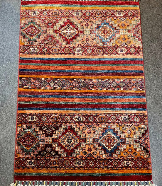 Transitional Hazara 3'5 x 4'10