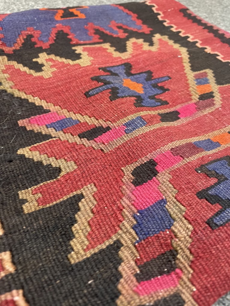 Turkish Kilim Pillow 16x16