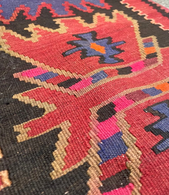 Turkish Kilim Pillow 16x16