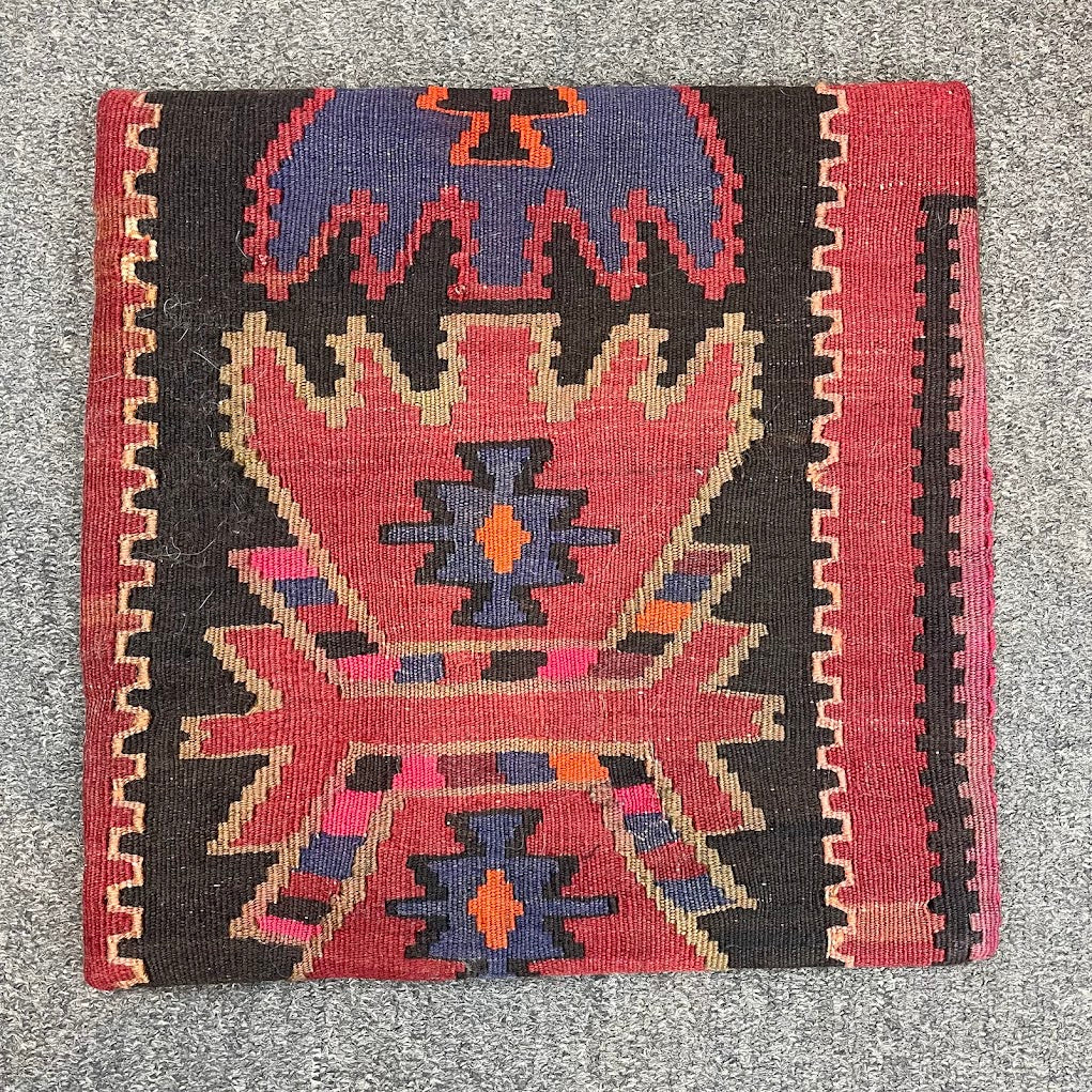 Turkish Kilim Pillow 16x16