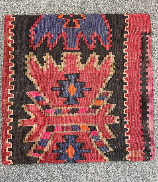 Turkish Kilim Pillow 16x16
