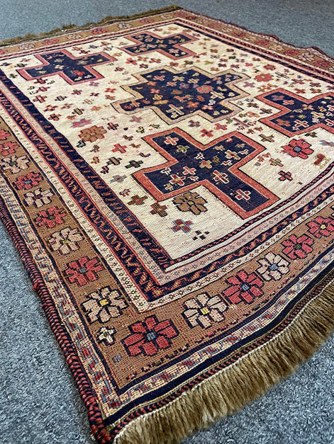 Vintage Iranian Sumak 3'0 x 3'3