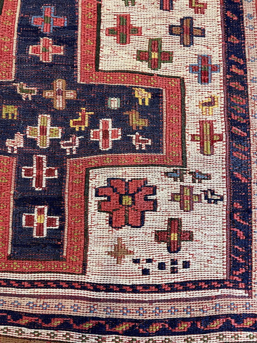 Vintage Iranian Sumak 3'0 x 3'3