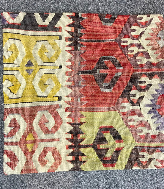 Turkish Kilim Pillow 16x16