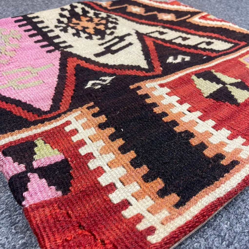 Turkish Kilim Pillow 16x16