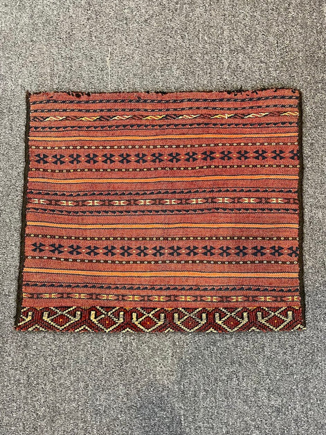 Uzbek Kilim Grain Bag 1'7 x 1'10