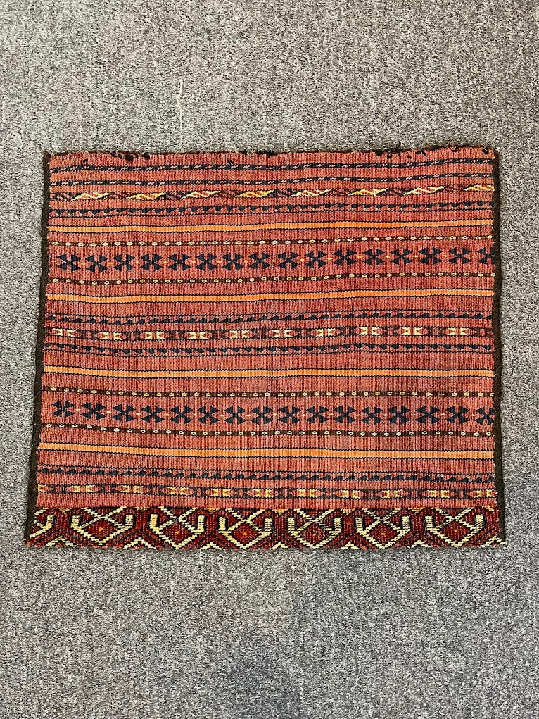 Uzbek Kilim Grain Bag 1'7 x 1'10