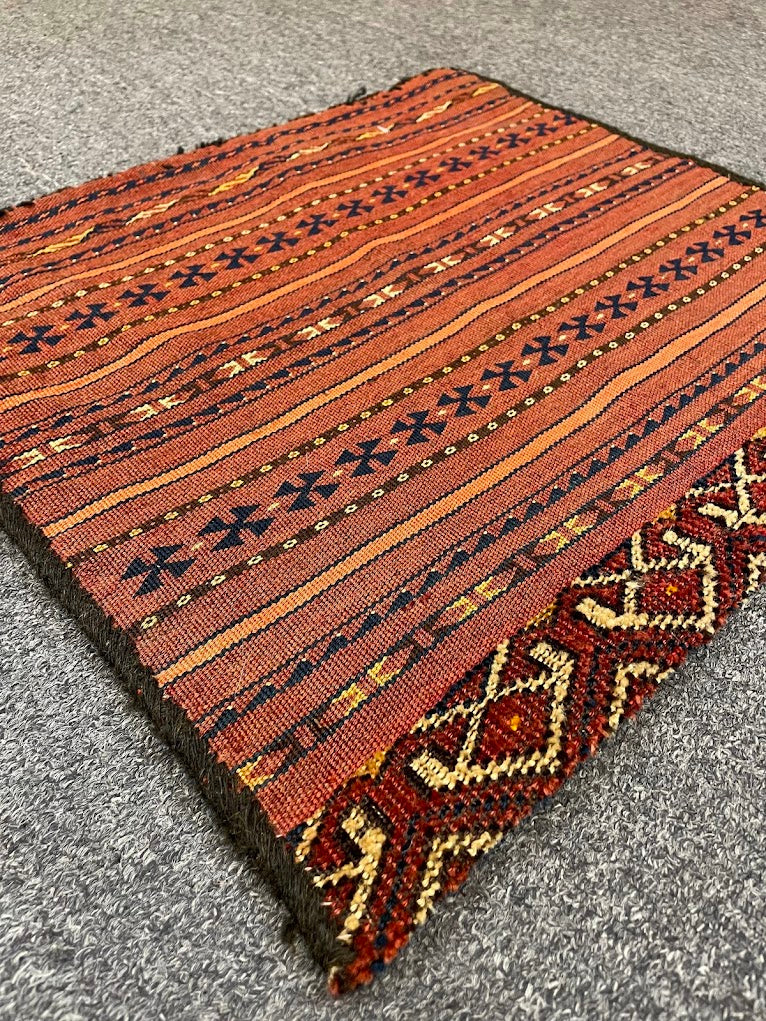 Uzbek Kilim Grain Bag 1'7 x 1'10