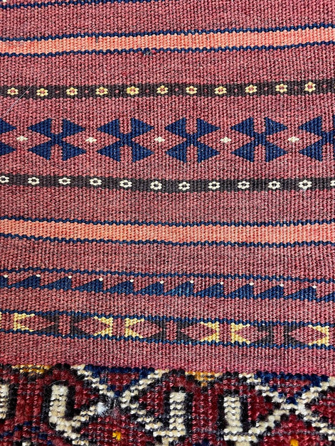 Uzbek Kilim Grain Bag 1'7 x 1'10