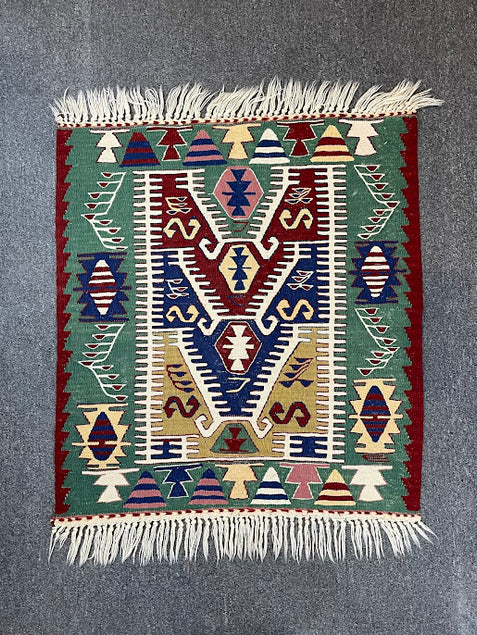 Vintage Nuzumu Kilim 2'11 x 3'2