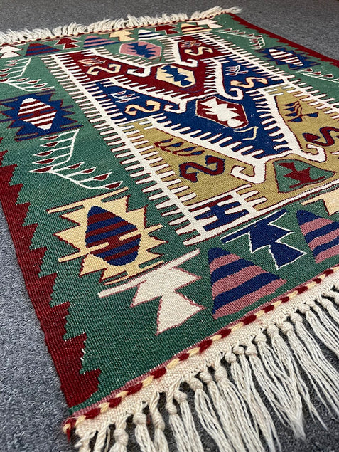 Vintage Nuzumu Kilim 2'11 x 3'2