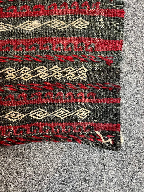 Vintage Afghan Sofra Cicim 3'4 x 3'4