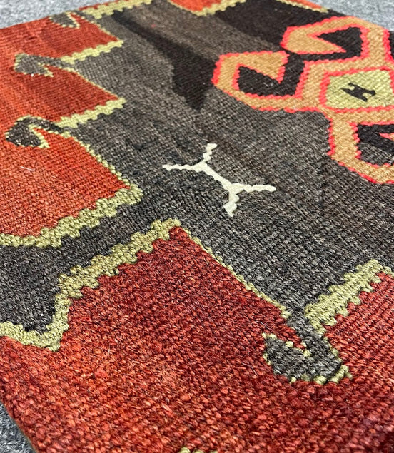 Turkish Kilim Pillow 16x16