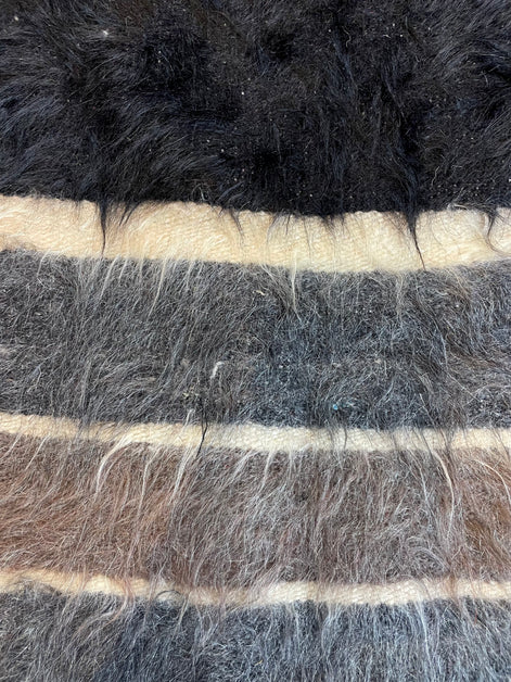 Handwoven Turkish Siirt Kilim/Blanket (Mohair) 2'10 x 3'8