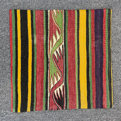 Turkish Kilim Pillow 16x16