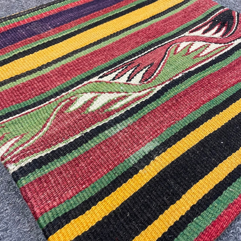 Turkish Kilim Pillow 16x16