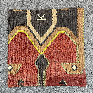 Turkish Kilim Pillow 16x16