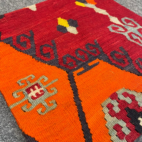 Turkish Kilim Pillow 16x16