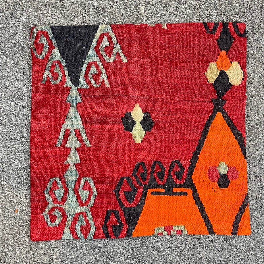 Turkish Kilim Pillow 16x16