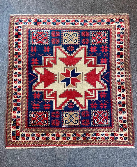 Antique Kazak 3'4 x 3'6
