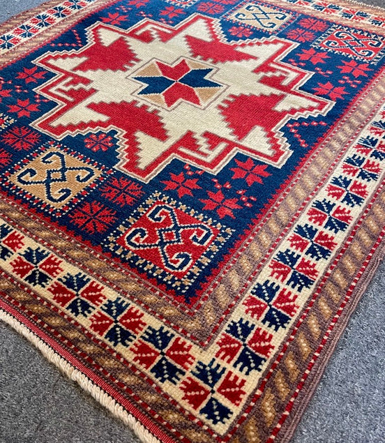 Antique Kazak 3'4 x 3'6