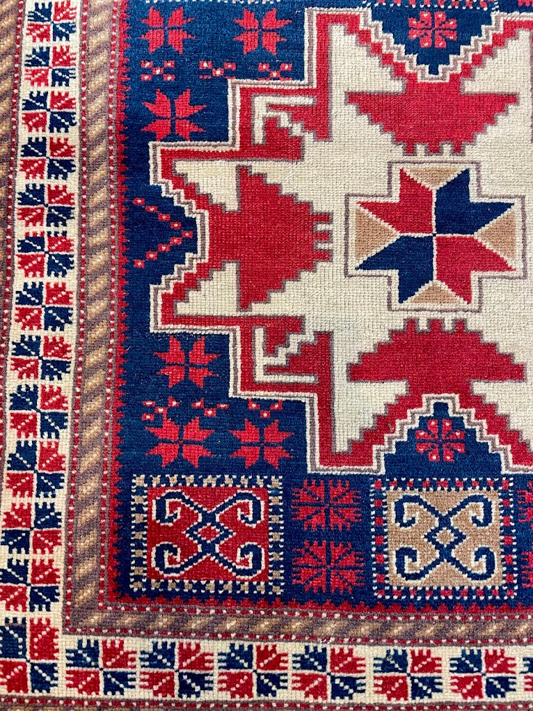 Antique Kazak 3'4 x 3'6