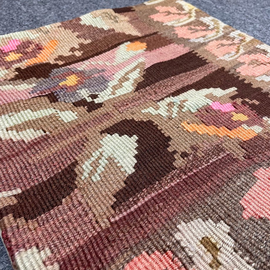 Turkish Kilim Pillow 16x16