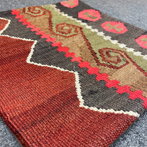 Turkish Kilim Pillow 16x16