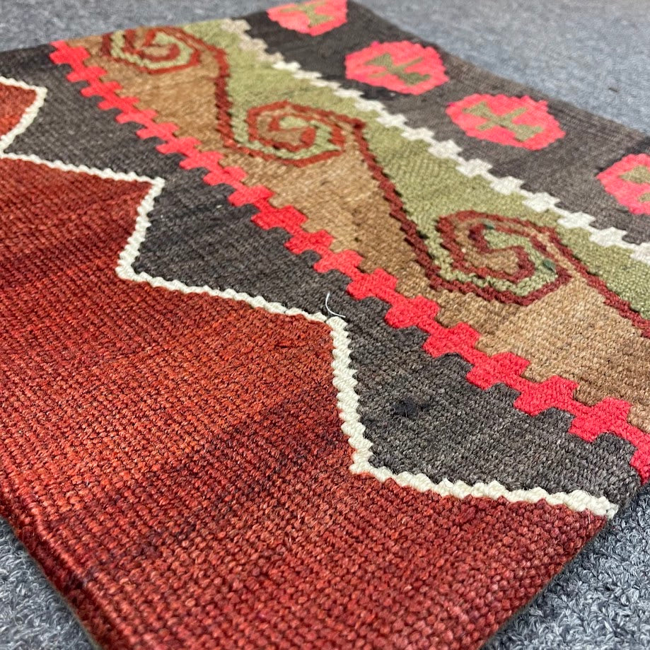 Turkish Kilim Pillow 16x16