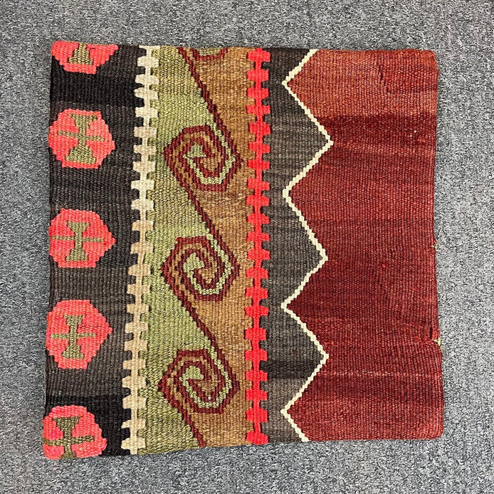 Turkish Kilim Pillow 16x16