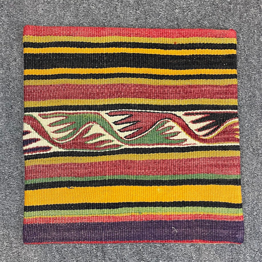 Turkish Kilim Pillow 16x16