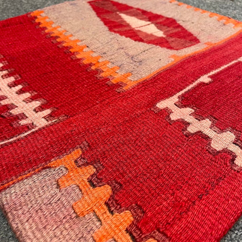 Turkish Kilim Pillow 16x16