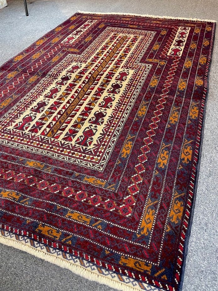 Baluch Prayer Rug 3'1 x 4'10